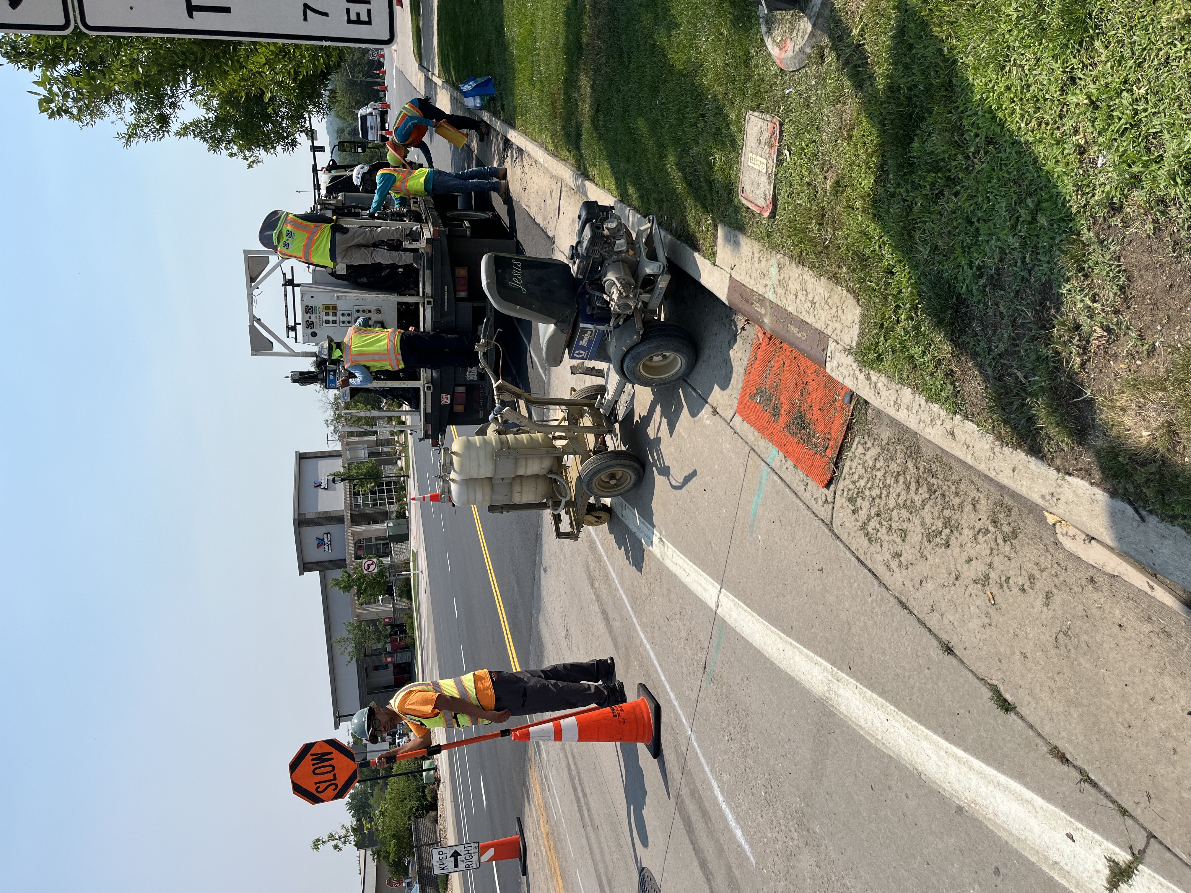 Road work