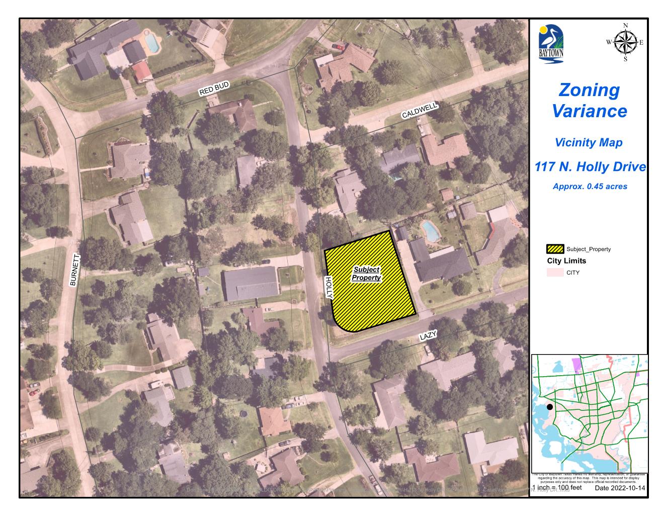 117 North Holly Drive Zoning Variance(DENIED) Baytown Engage