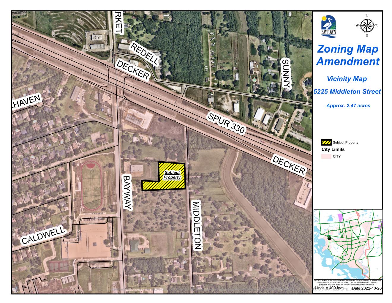5225 Middleton Street Zoning Map Amendment Baytown Engage