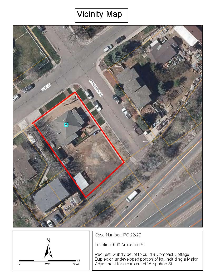 PC2227 600 Arapahoe St Form Zone Site Plan/Major Adjustment