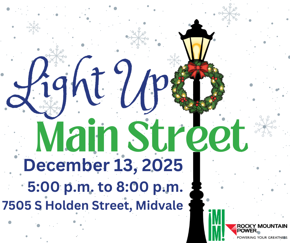 Street pole with wreath