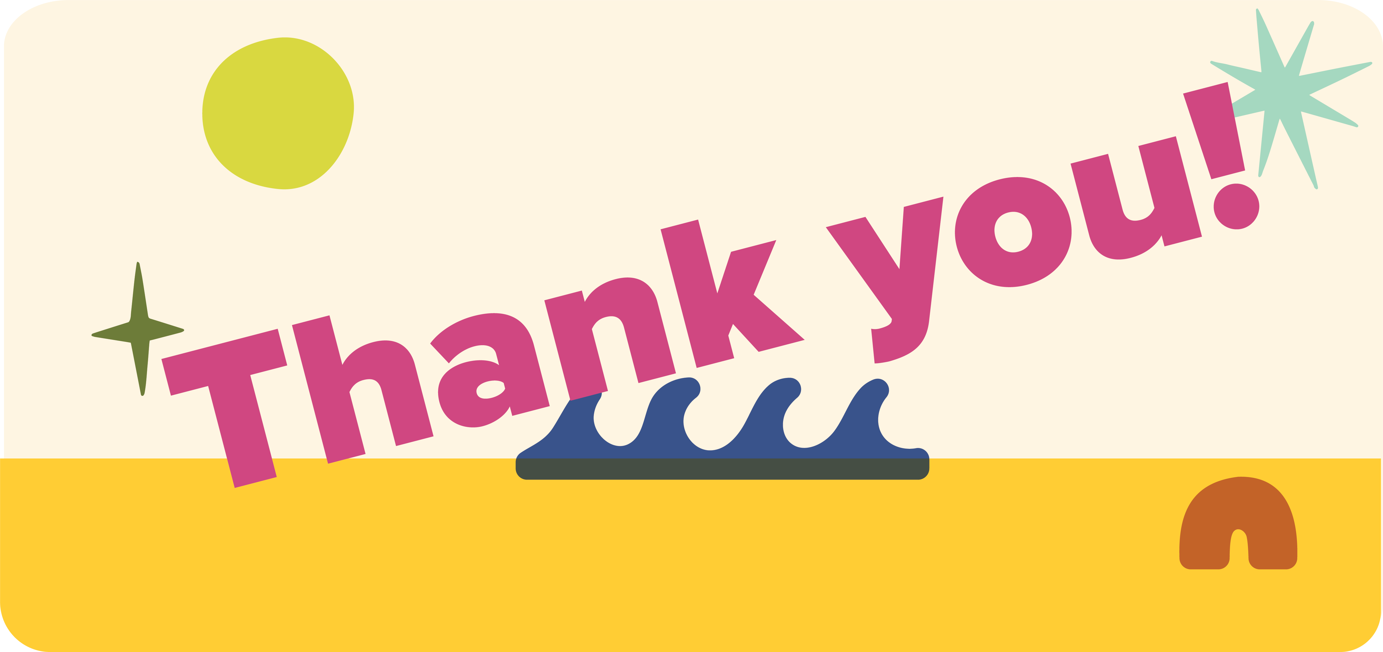 Thank you graphic