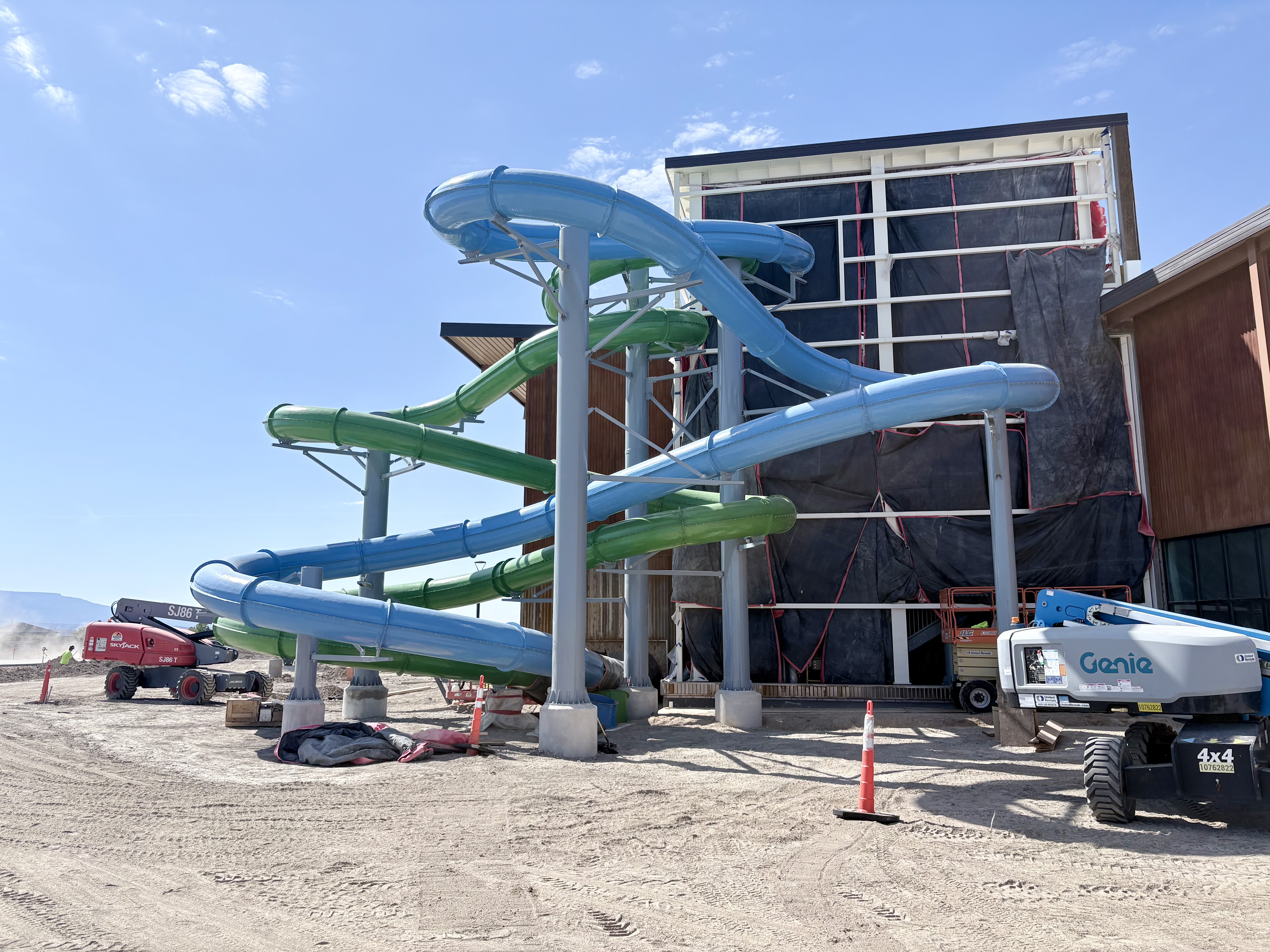 Water slides