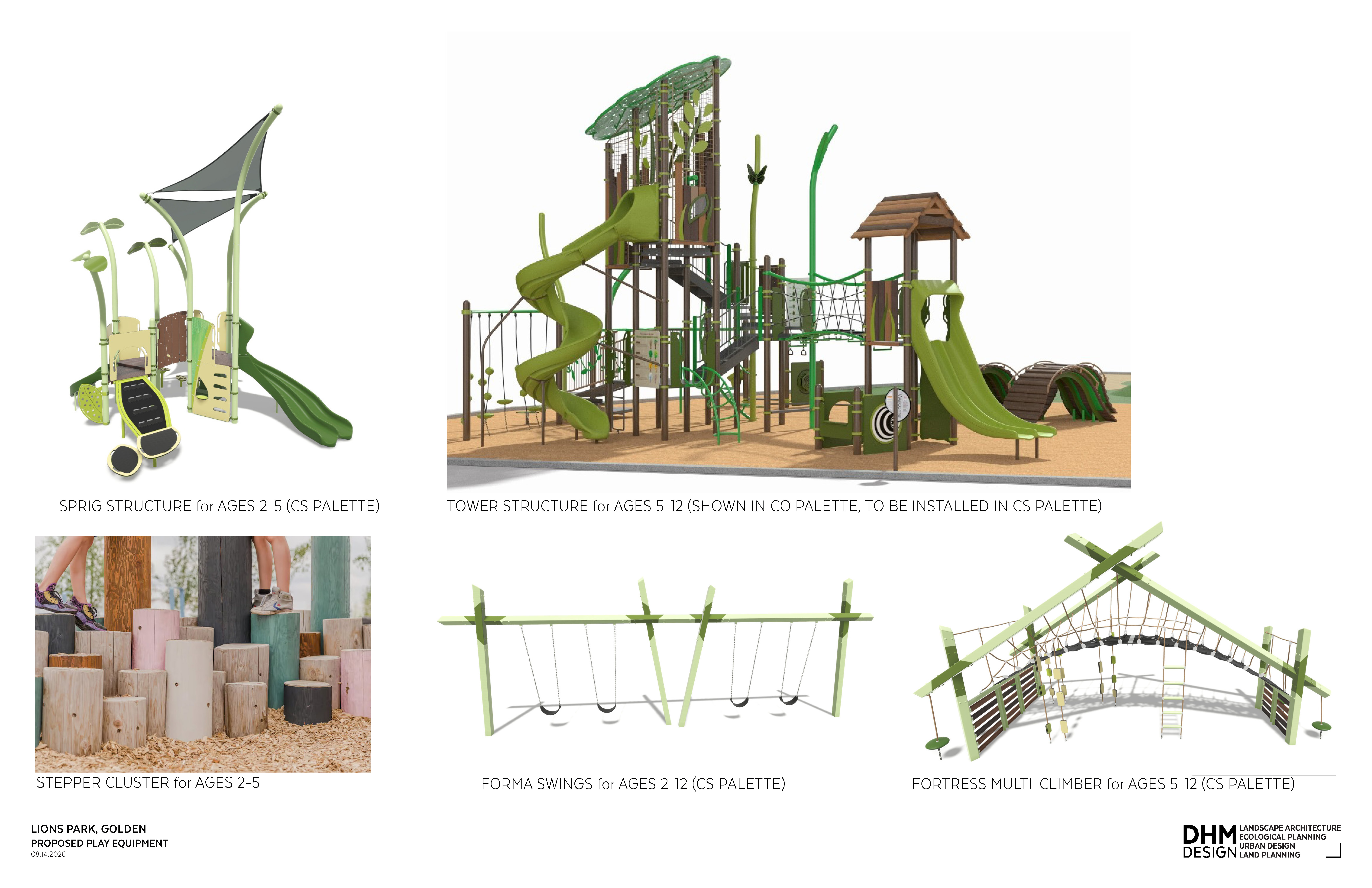 Playground structures