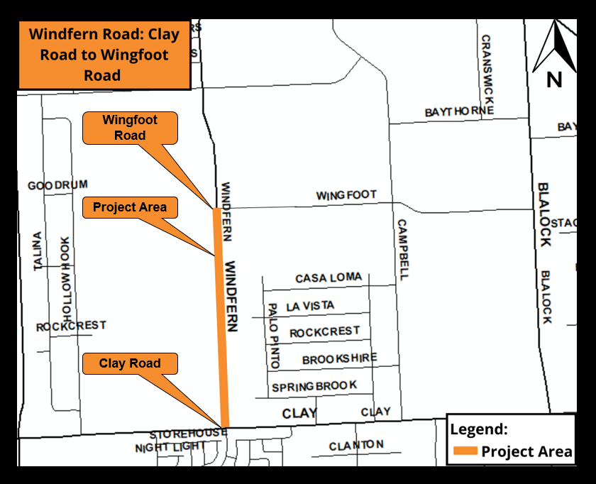 Windfern Road: Clay Road to Wingfoot Road | Engage Houston
