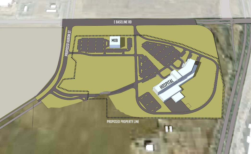 Conceptual site design and circulation plan