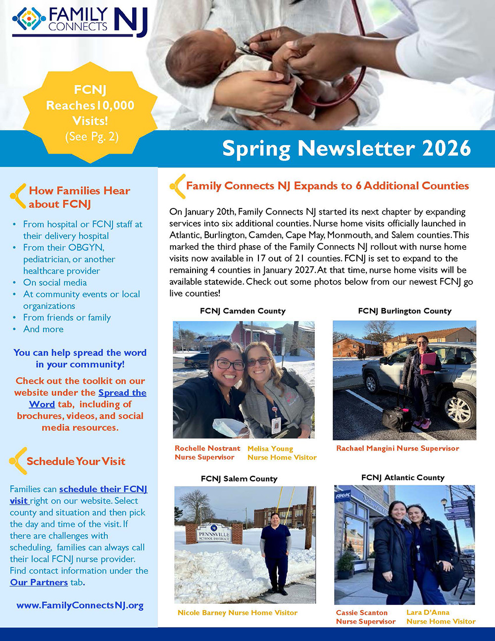 Family Connects NJ Newsletter, Spring 2026