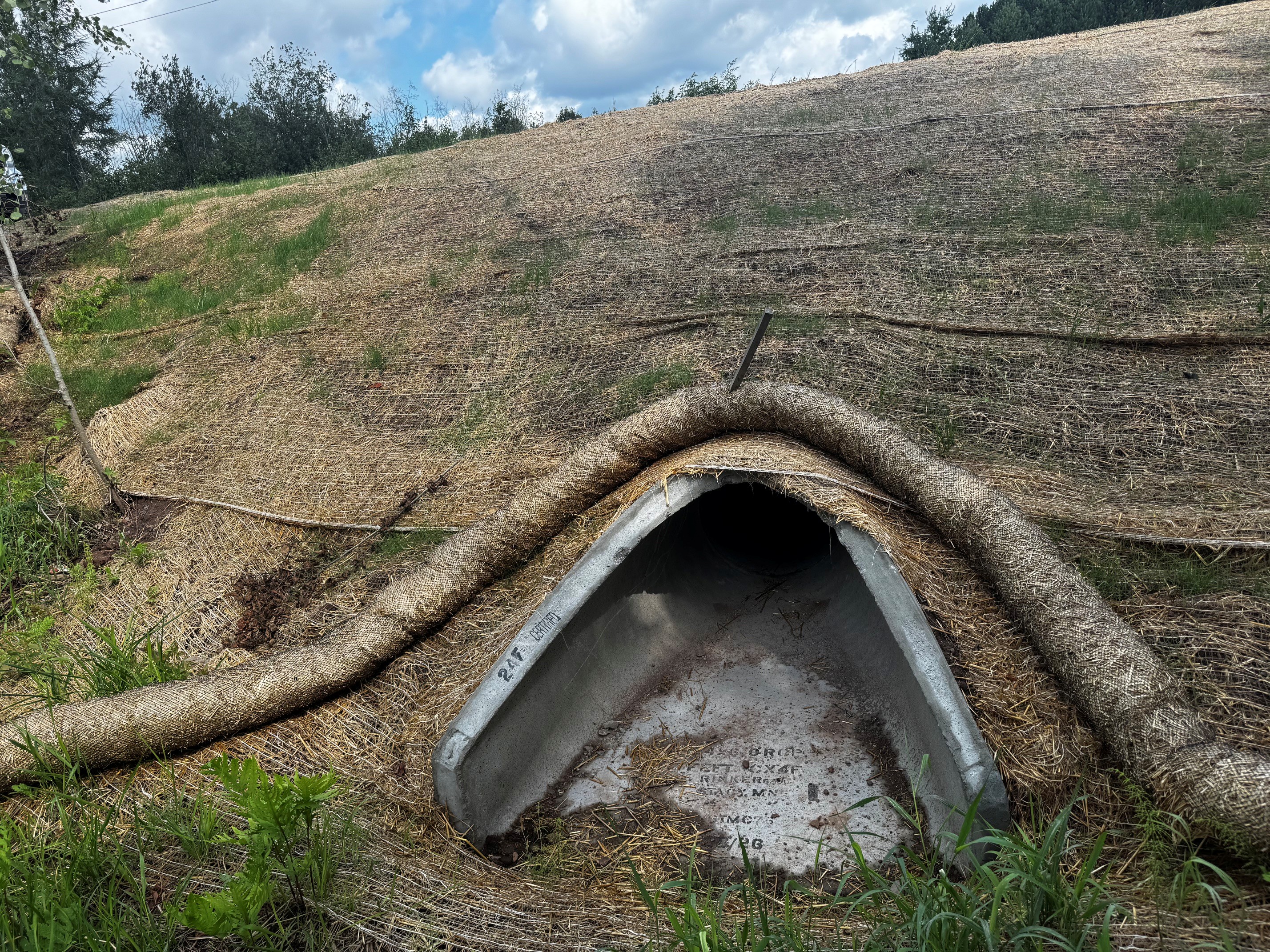 New Culvert on Morris Thomas Rd