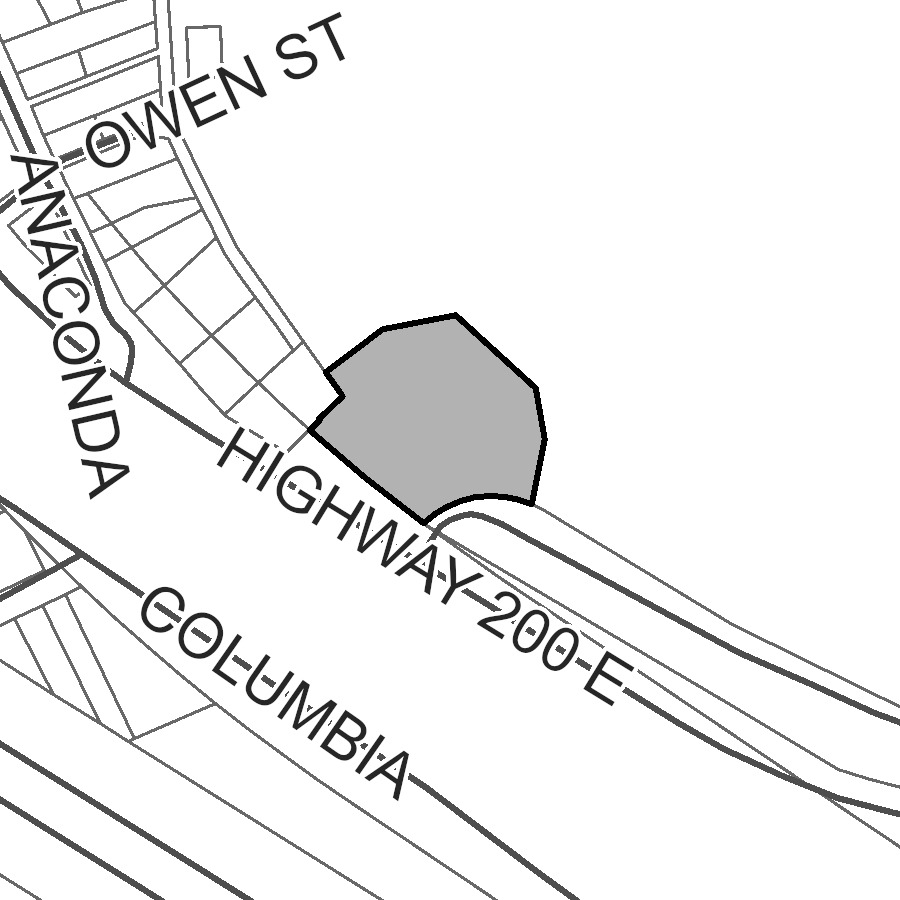 map showing where proposed ambulance bay will go