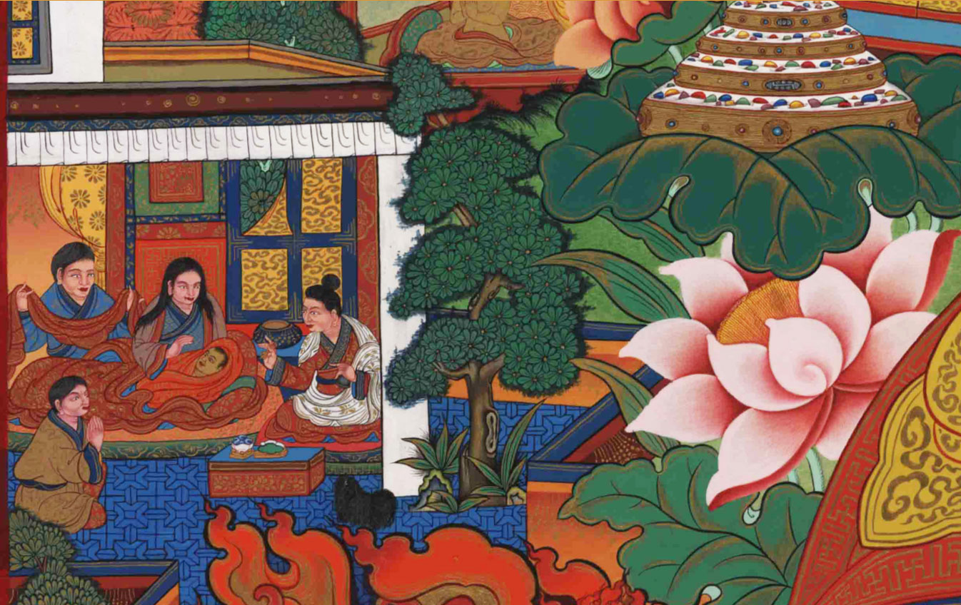 Birth of Gendun Gyamtso in the Tsang area of Southern Tibet