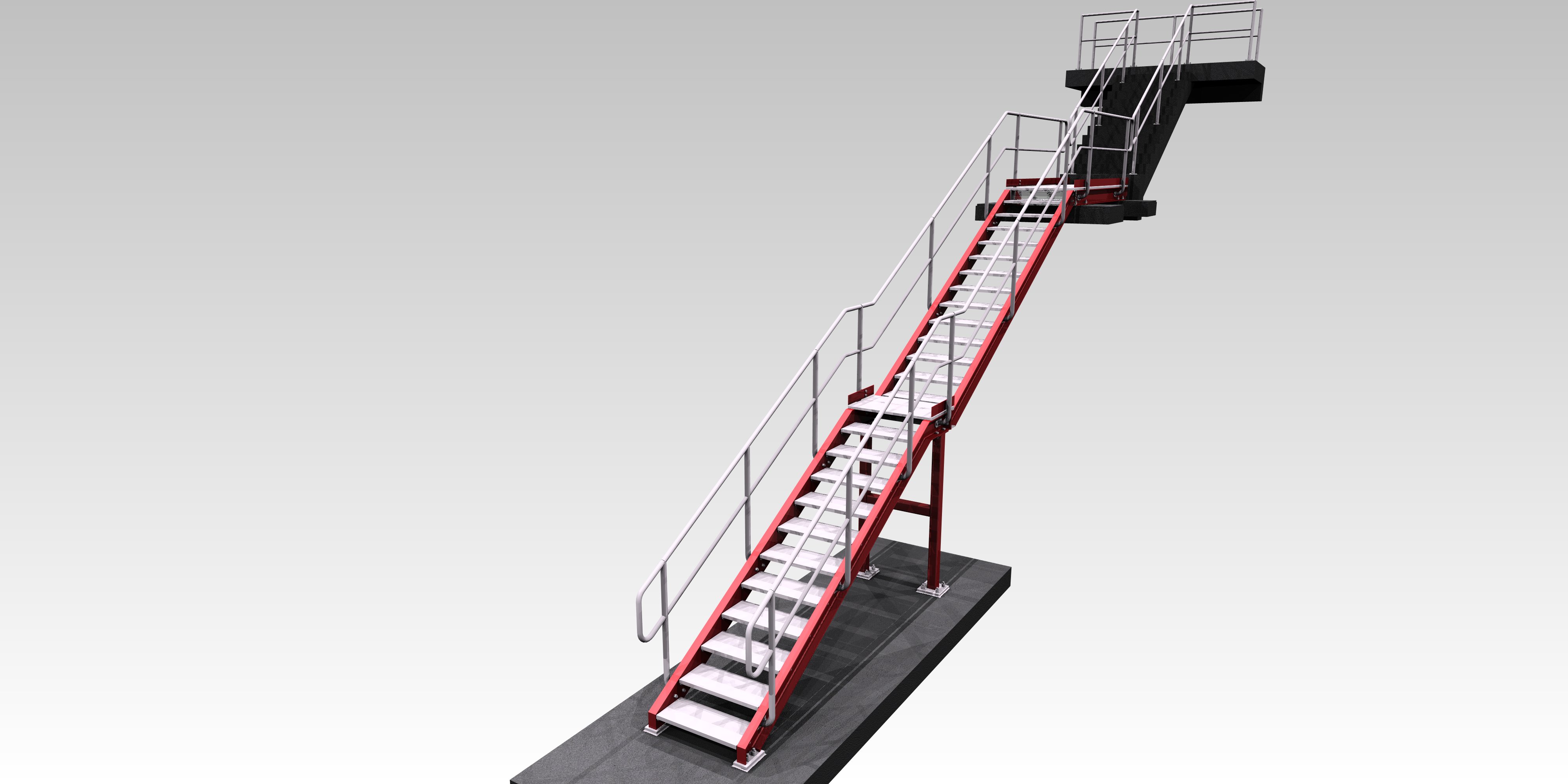 staircase detailing tekla