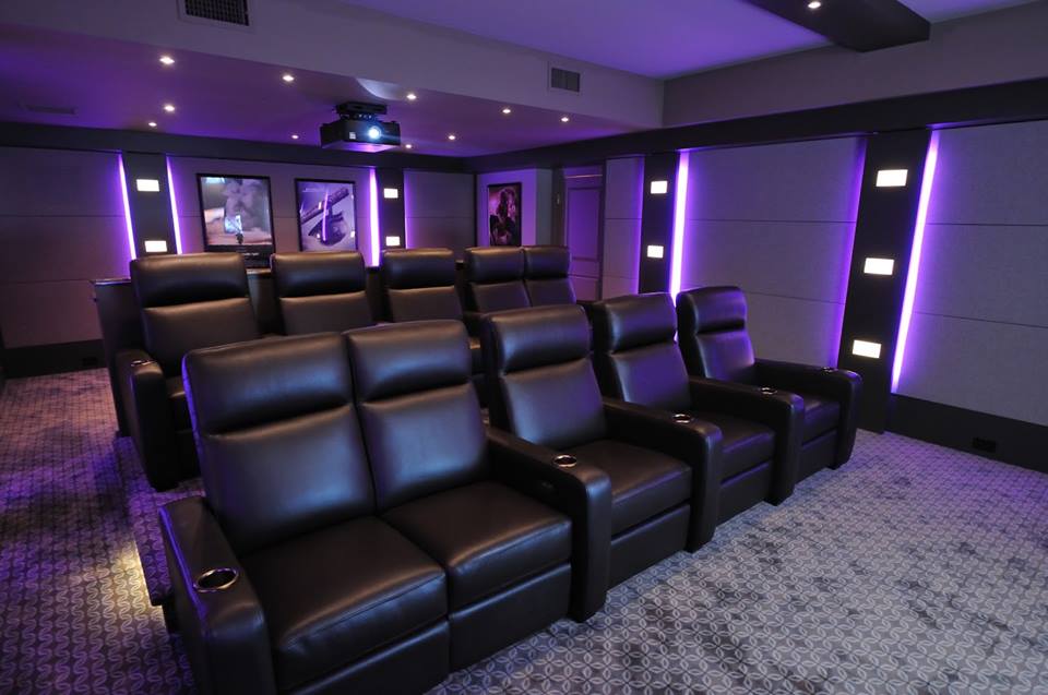 Auralex theater interiors