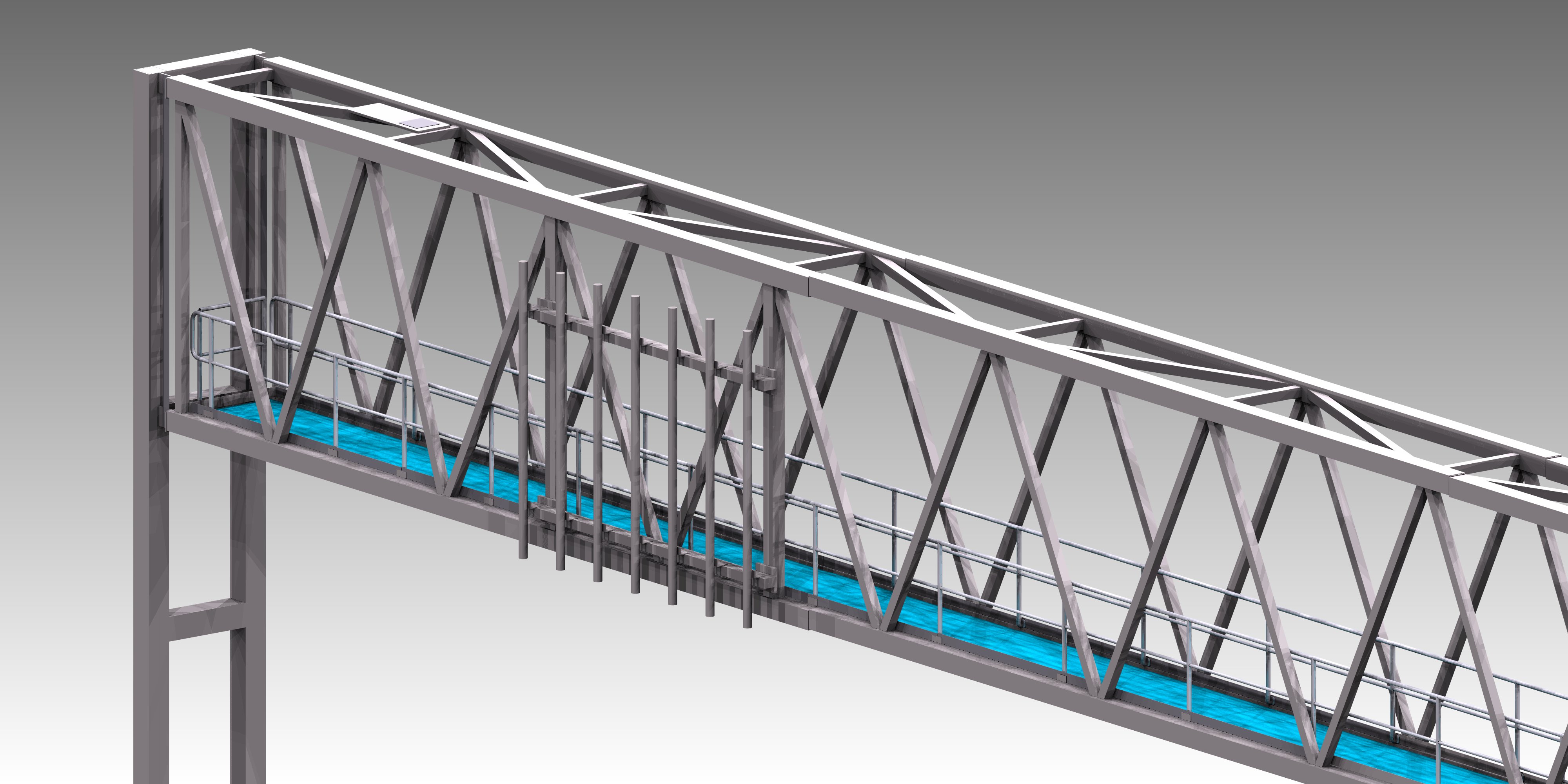 structural steel detailing Gantry
