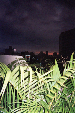 My apartment's balcony view in Tainan