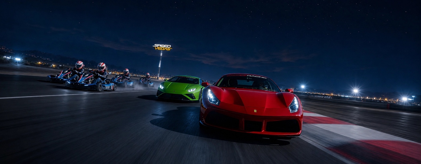 Private supercar night events in Las Vegas
