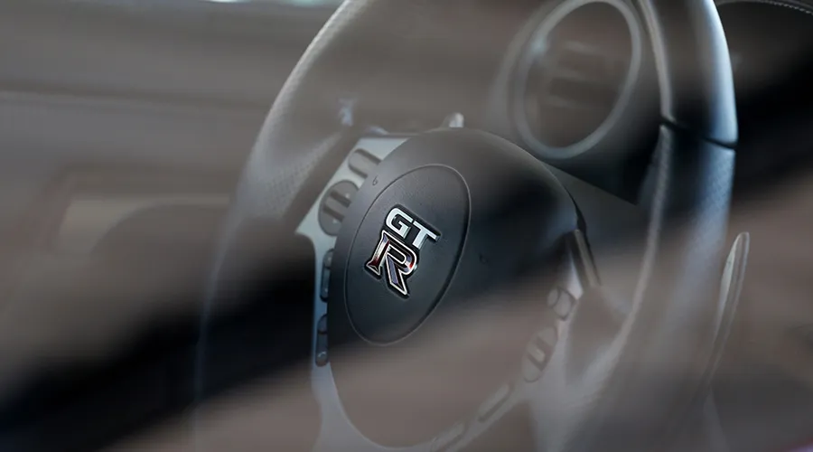 Nissan GT R on the Racetrack