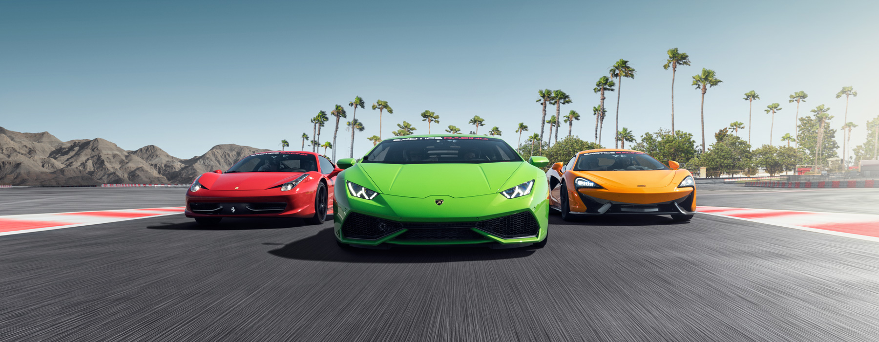 Rent an Exotics Car in Las Vegas from Exotics Racing