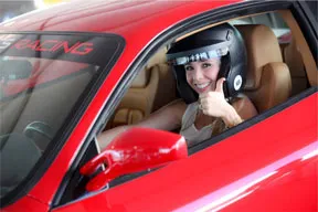 Happy Customer Red Ferrari