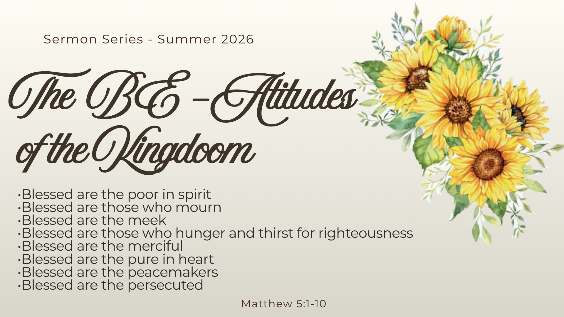 BE-Atitudes