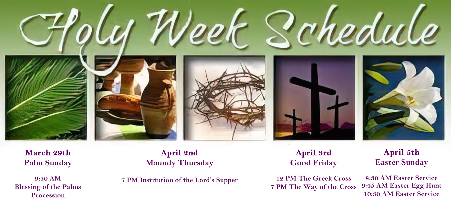 Holy Week 2026