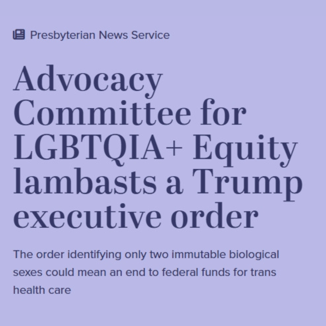 Advocacy Committee for LGBTQIA+ Equity Responds to