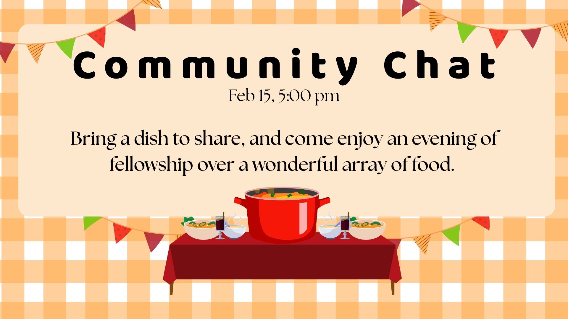 Community Chat Potluck
