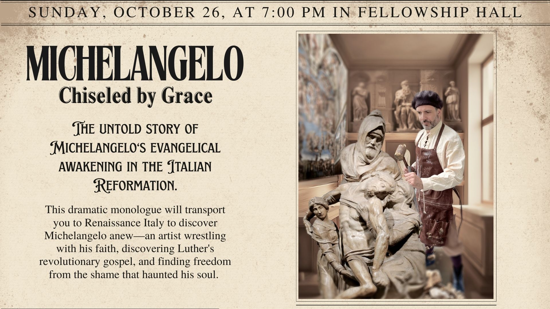 Michelangelo: Chiseled by Grace