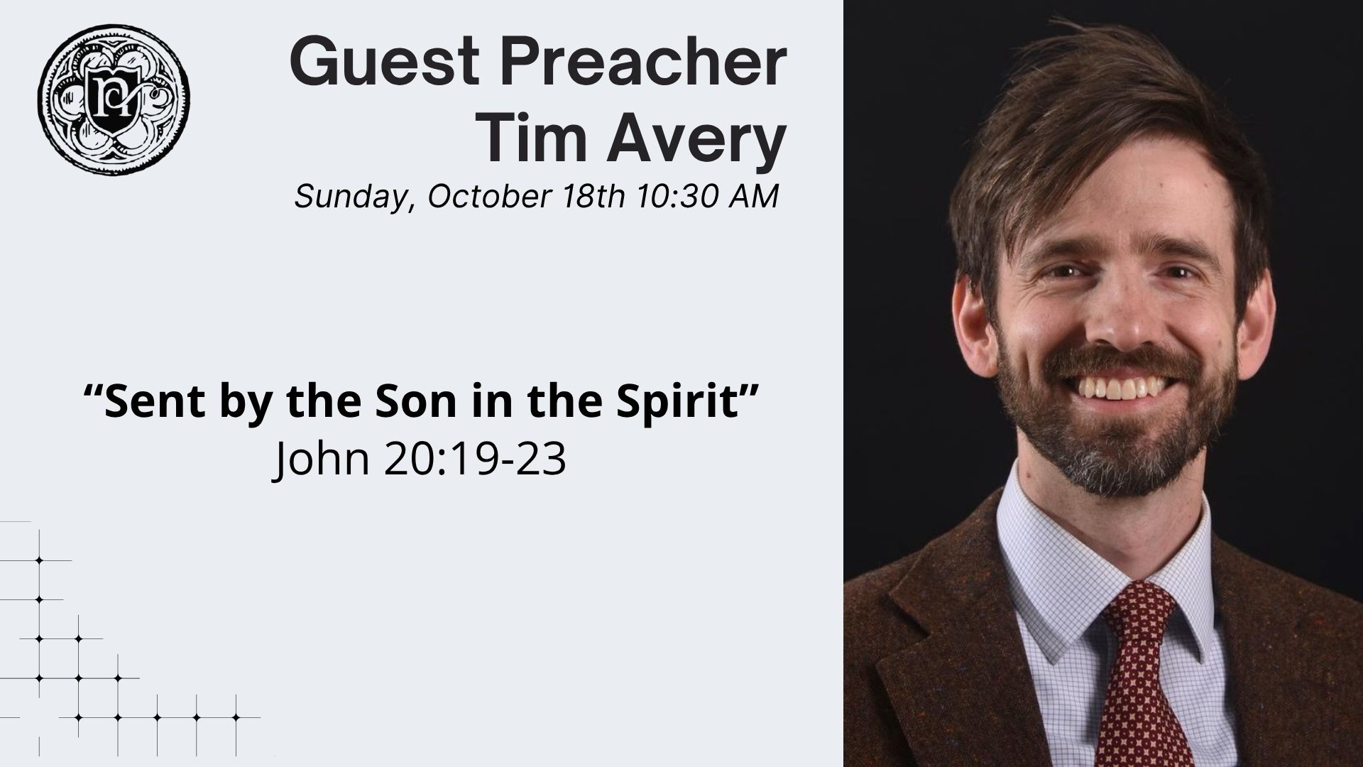 Guest Preacher Tim Avery