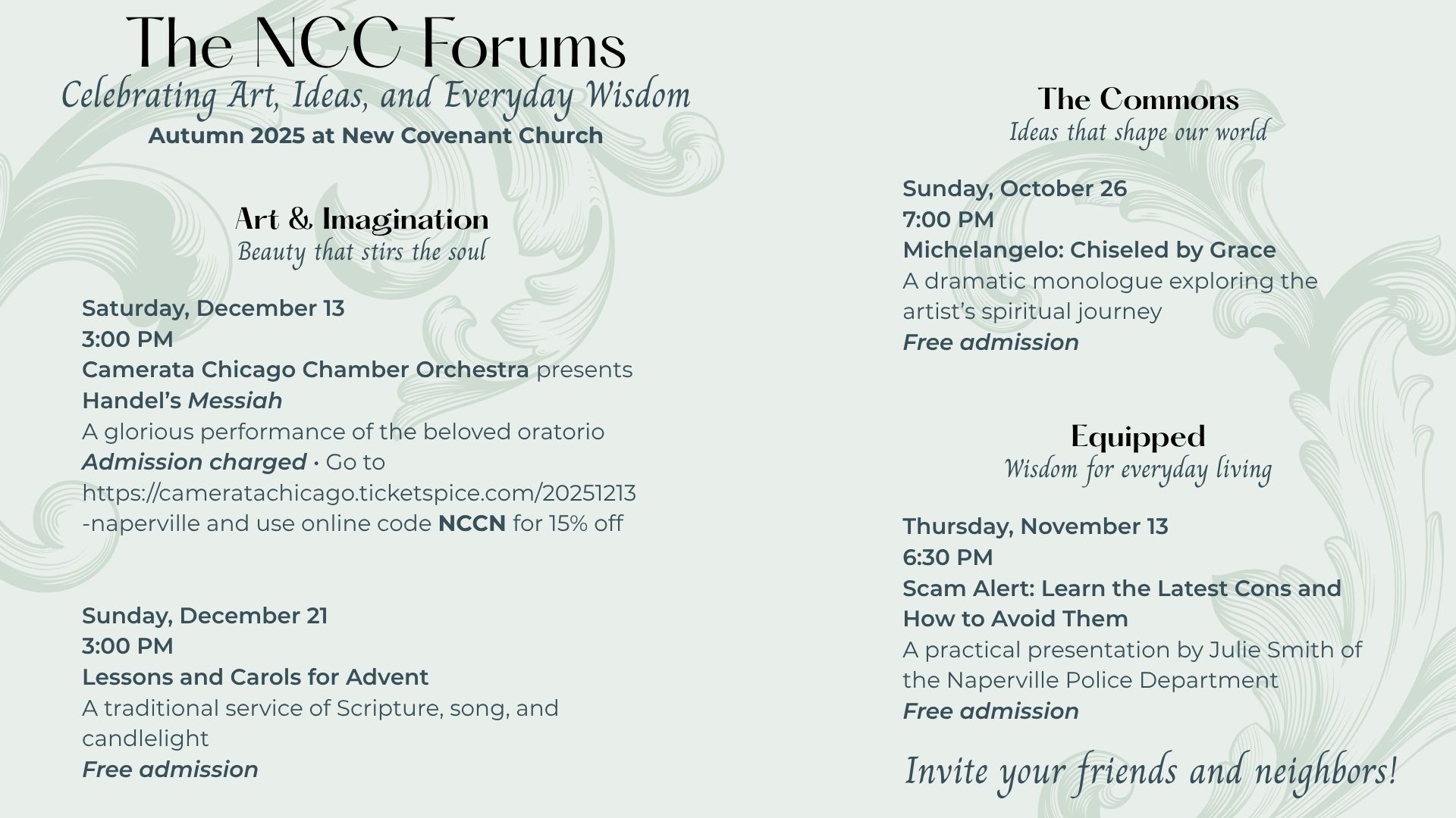 The NCC Forum