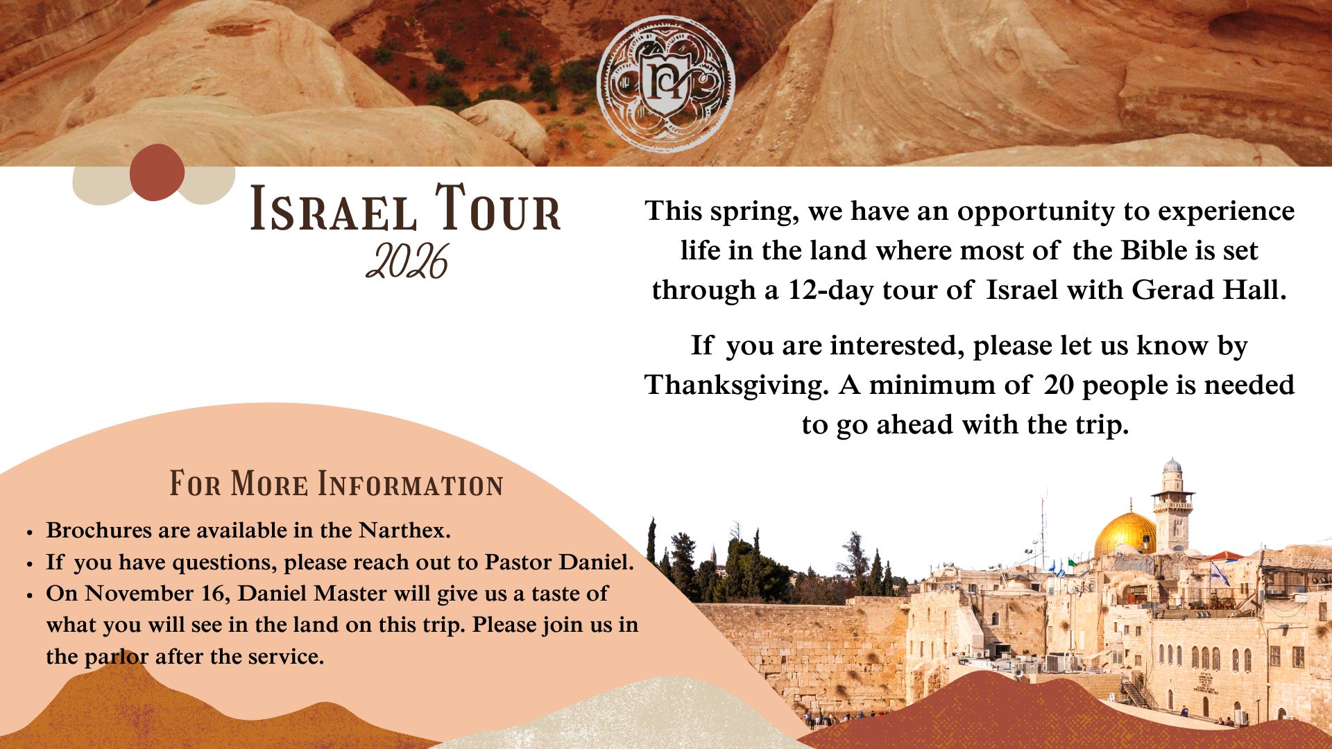 Israel Tour