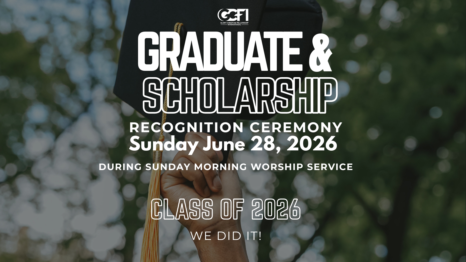 Graduate & Scholarship Recognition Service 