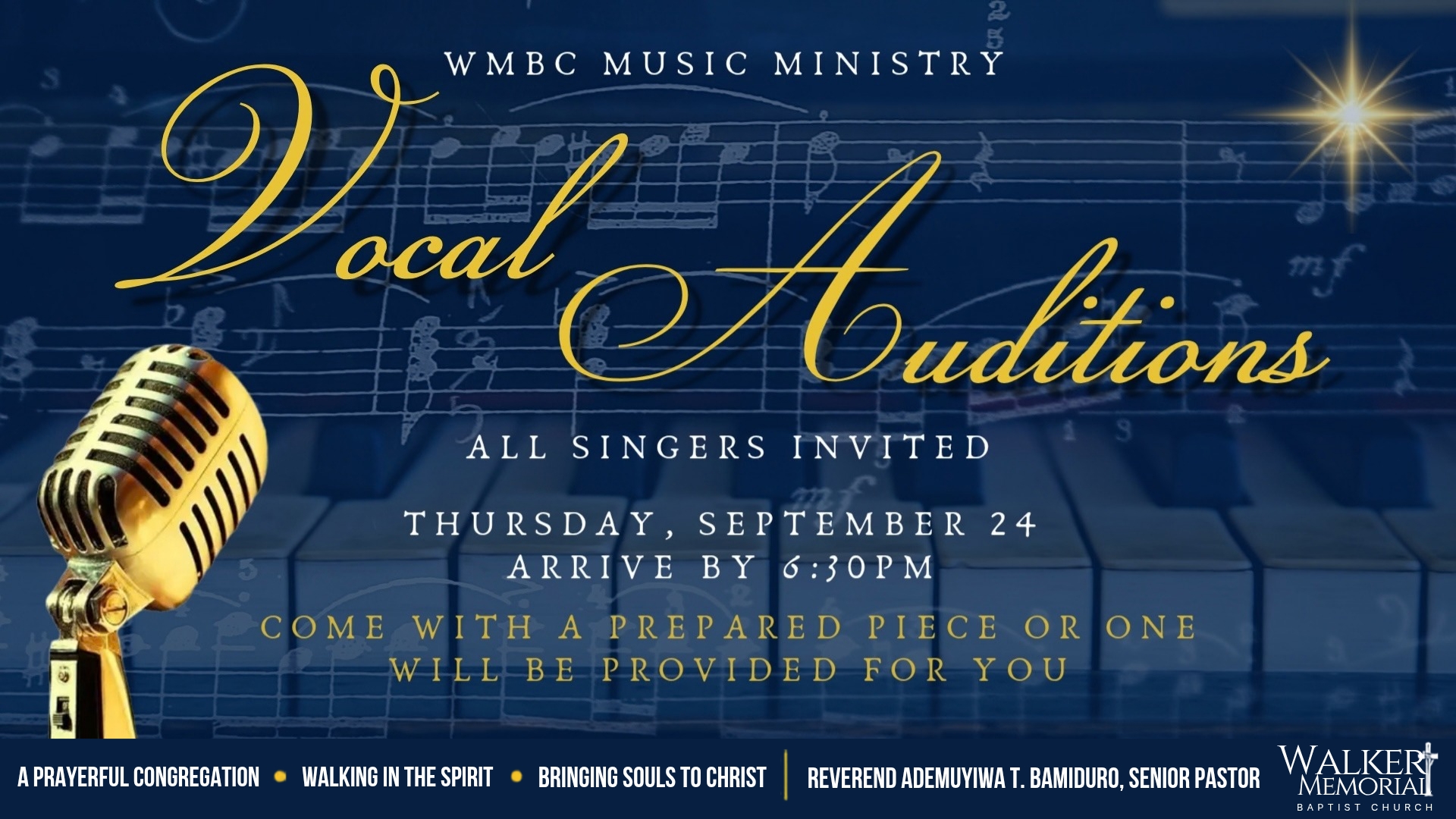 Vocal Auditions