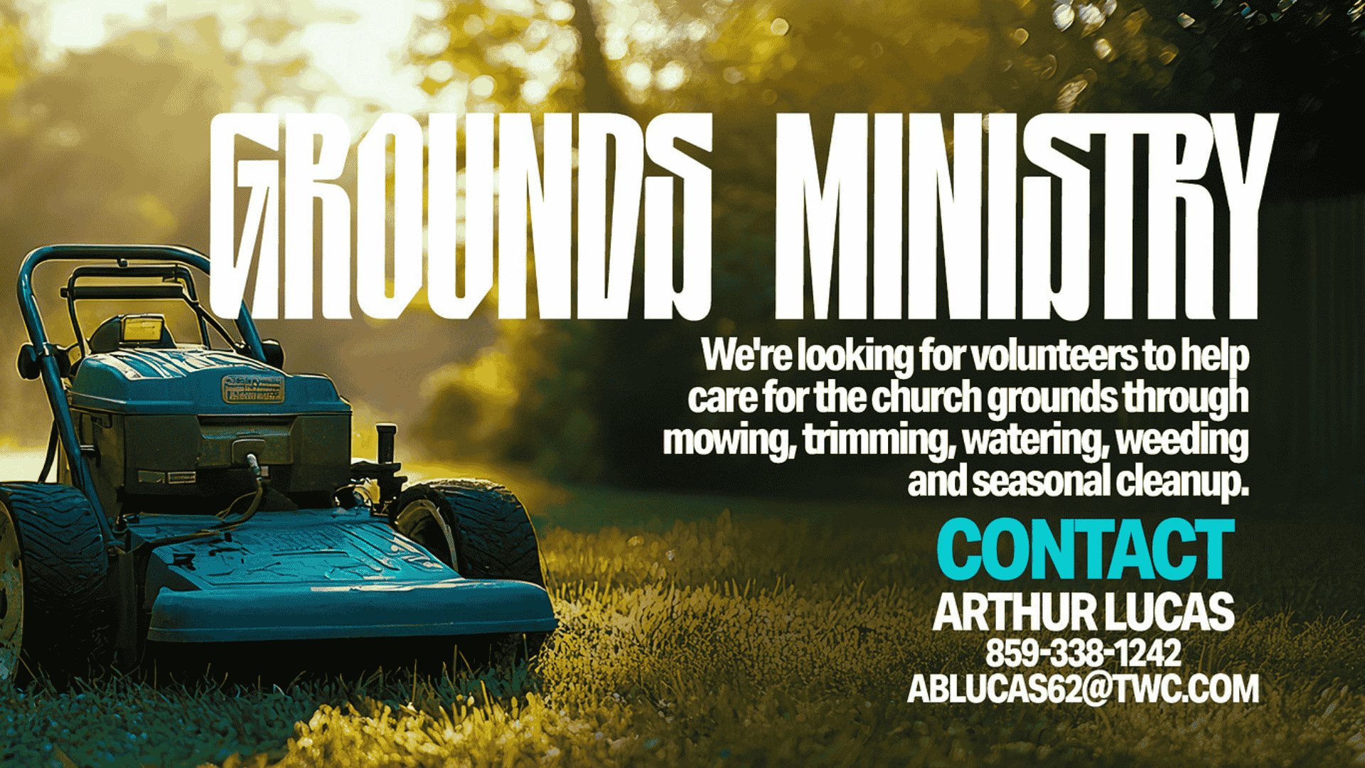 Grounds Ministry Volunteers