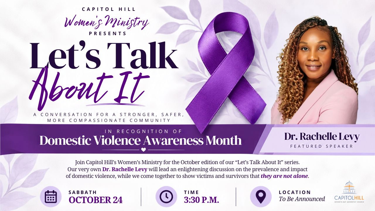 Let's Talk About It Domestic Violence Awareness