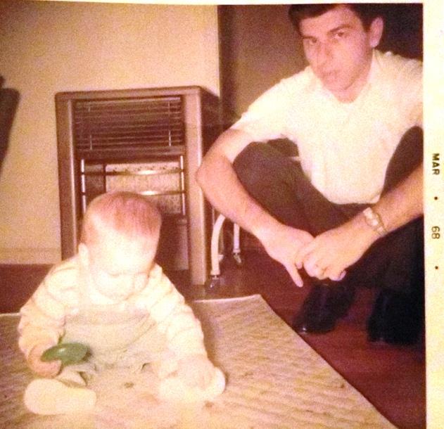 Eugene Joseph Webb with Douglas Eugene Webb, March 1968