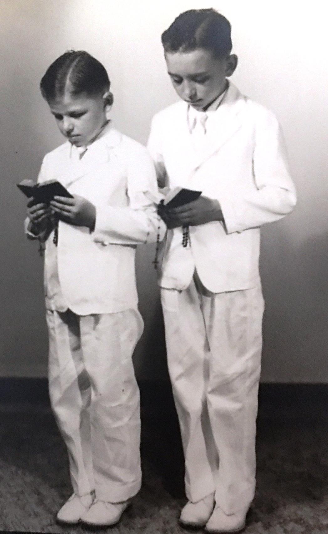 First Communion with Frankie, 1948