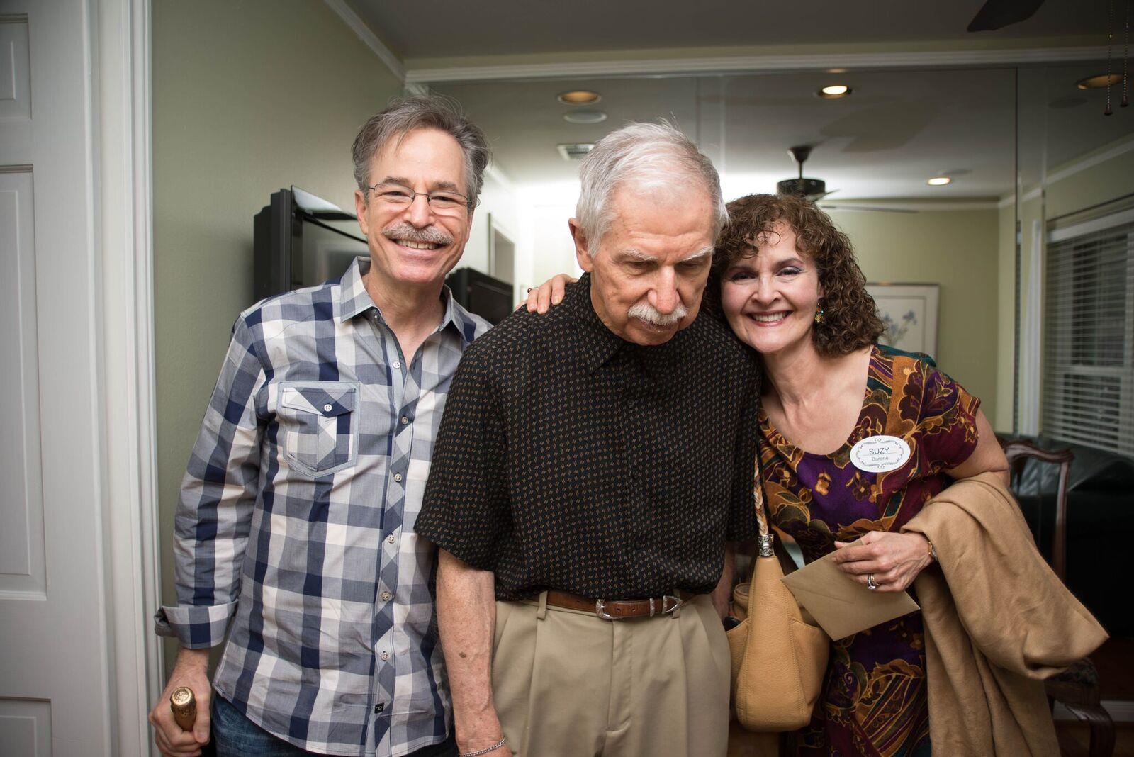 With longtime friends, John and Susie Barone at our Silver Anniversary party, Nov. 2016.