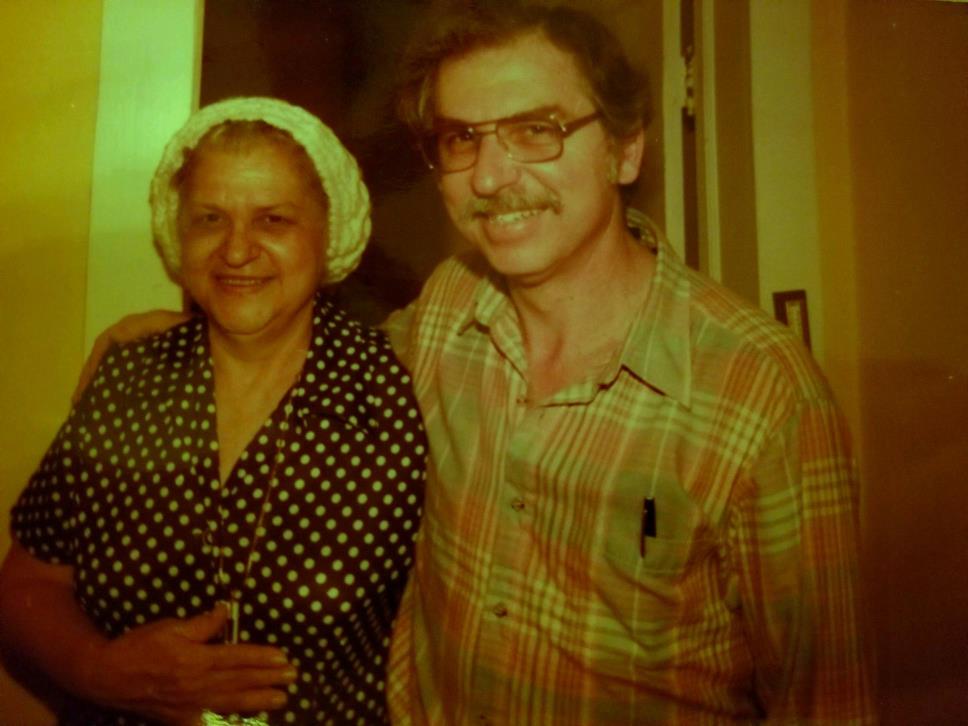 Eugene and his mother, Josephine Webb, 1966