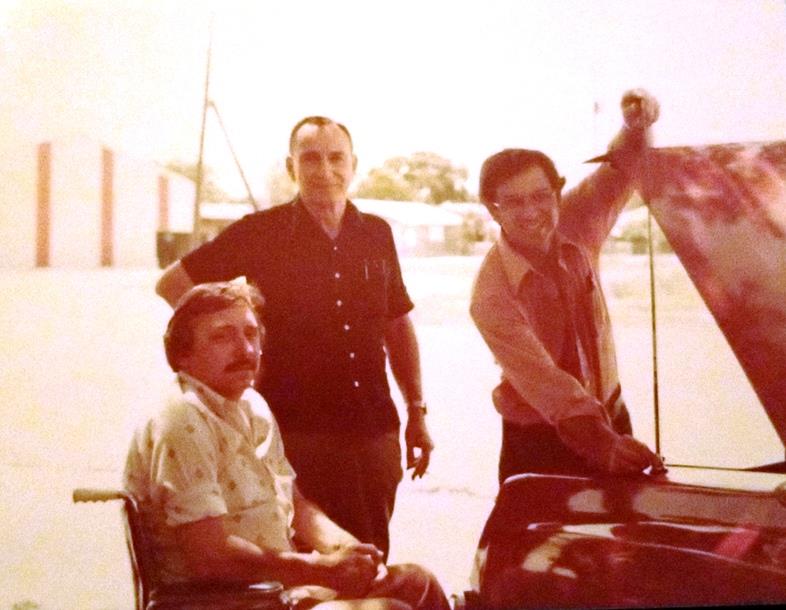 Gene, brother Frankie, Dad Ken, 1978 