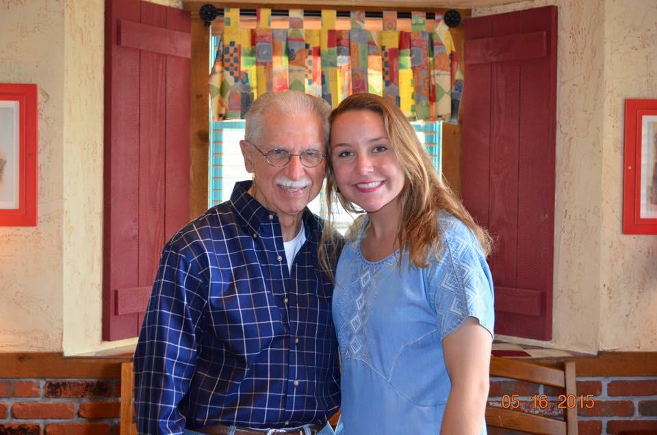 Granddaughter Mackenzie Rudolph's high school graduation, Edmund OK, May 2015
