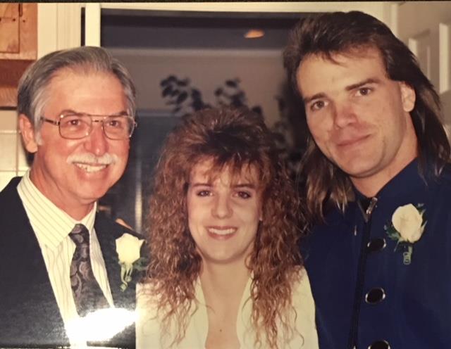 Wedding day with Jennifer and Doug, Nov. 23, 1991