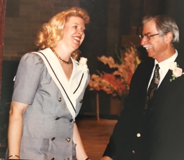 With Beverly Svoboda, November 1992