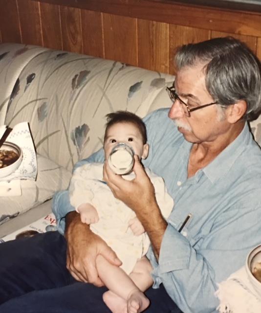 Our first grandbaby, Joshua Webb, August 1993
