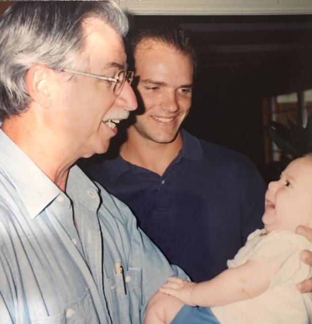 Three Webb generations: Gene, Doug, Joshua, Summer 1993.