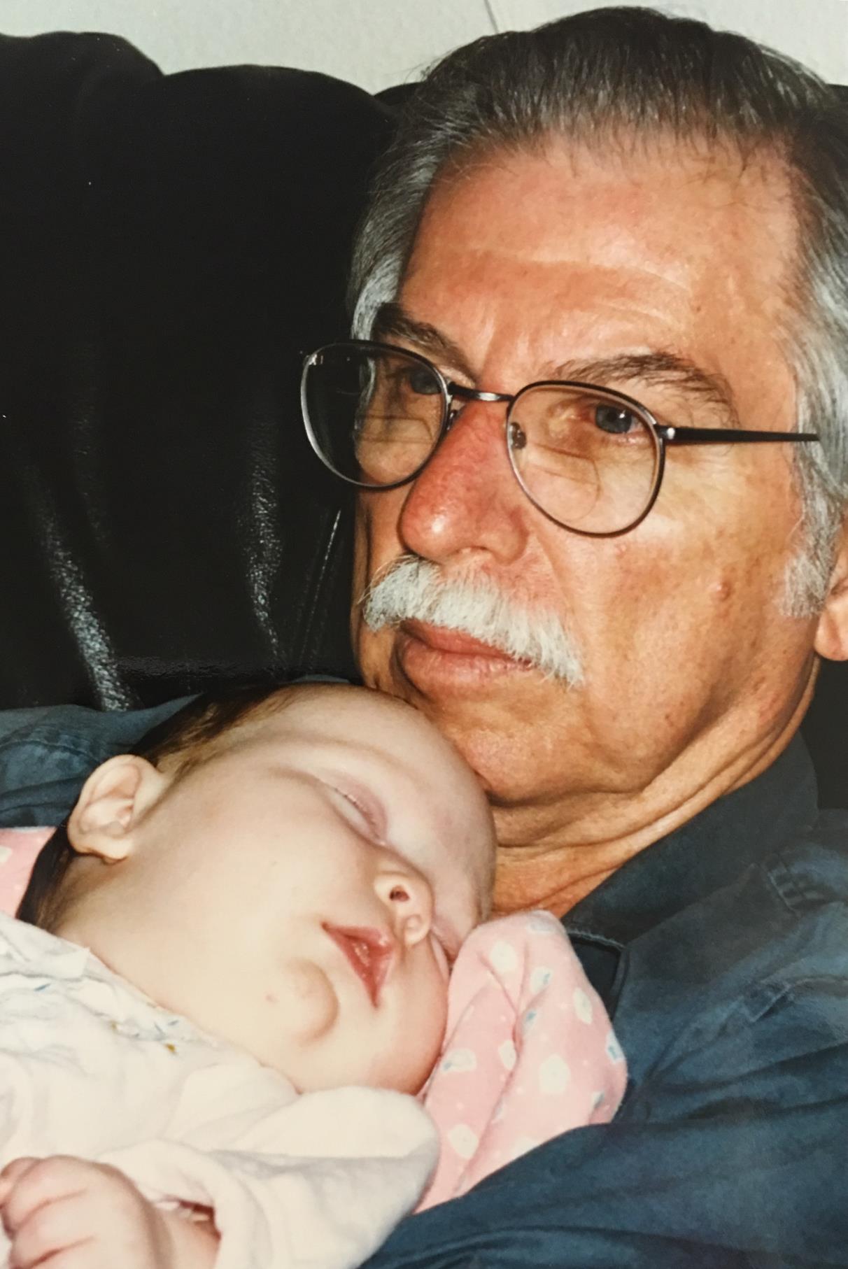 With baby Mackenzie, 1996