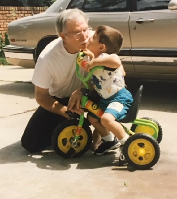 With Nathan Webb, on the first of many of what would become a FLEET of riding vehicles. (1997)