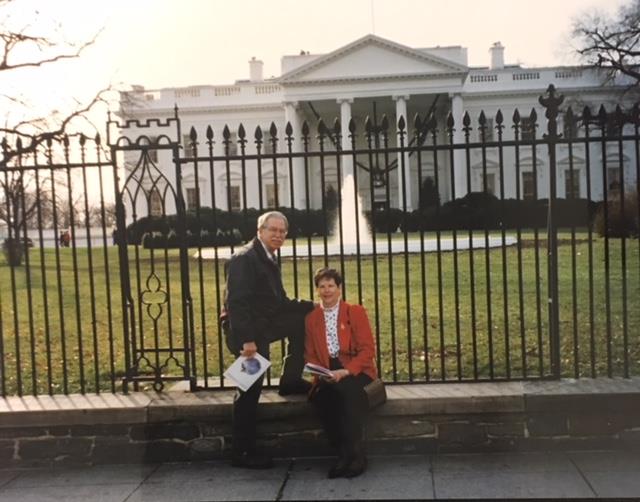 White House tour, 1997. Residents were Bill and Hillary Clinton.