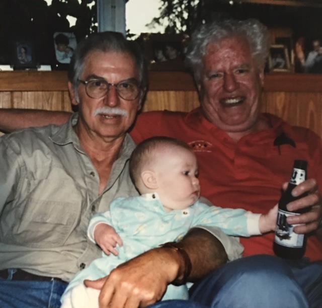 Uncle Mark has a beer Mason wants to try, June 1998