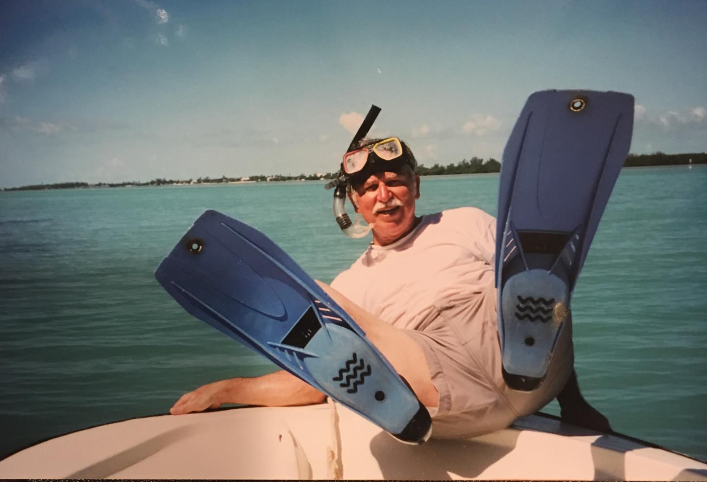 Snorkeling in the Florida Keys, spring break 2002