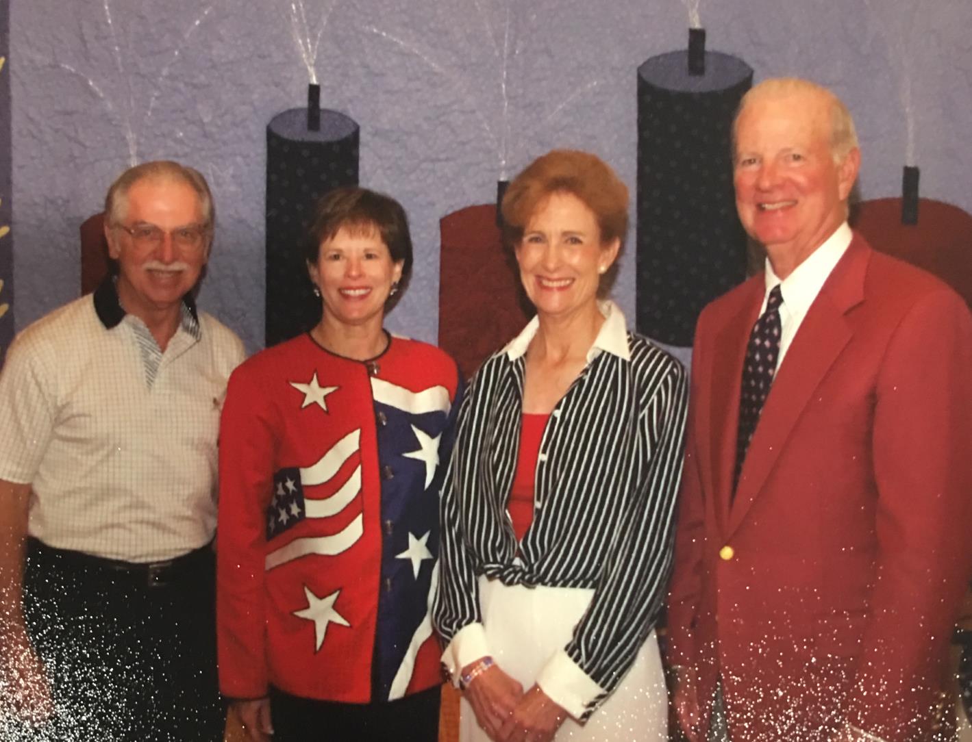 Monarch School Gala 2002, with Susan and James Baker, honorees